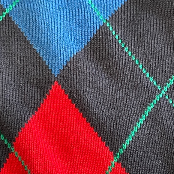 Men's Vintage Oversized Pringle Argyle Sweater - Picture 3 of 5